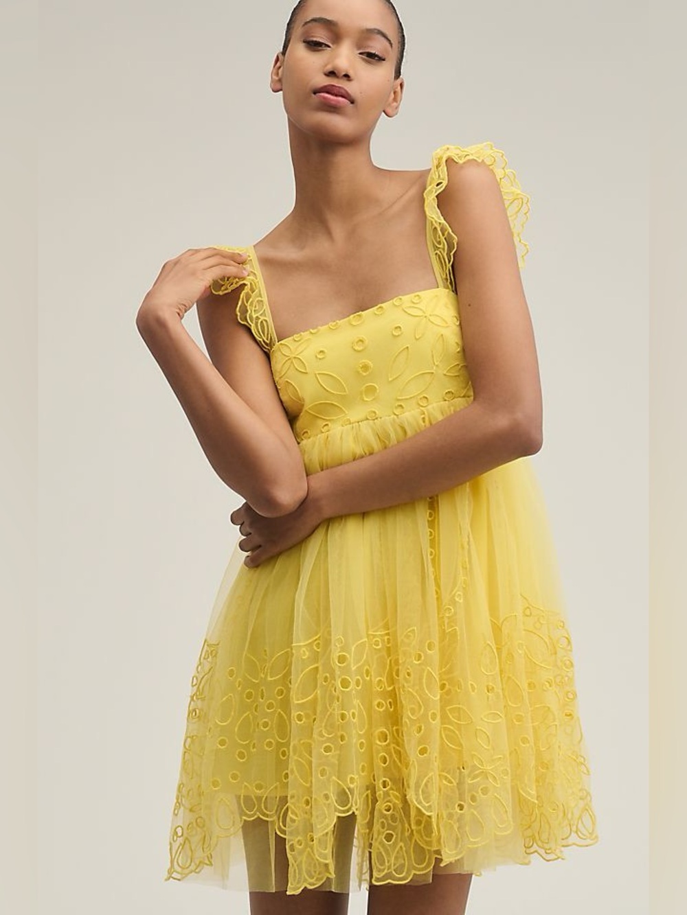 Anthropologie Let Me Be Mini Dress